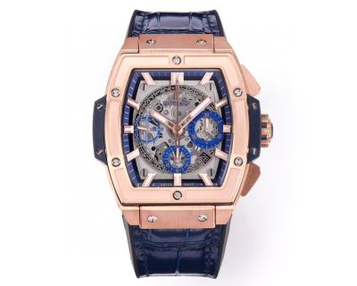 Hublot big bang unico transparent Gold Resin with diamond diameter 45mm Watch